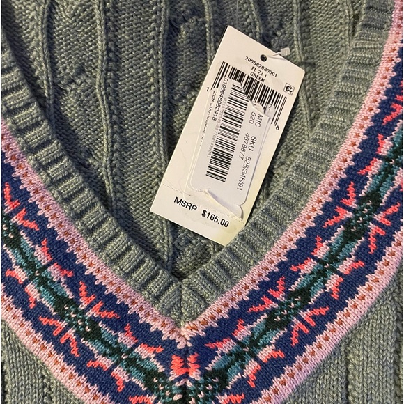 Lauren Ralph Lauren Black label Cable-Knit Cotton Cricket Sweater - Picture 11 of 12